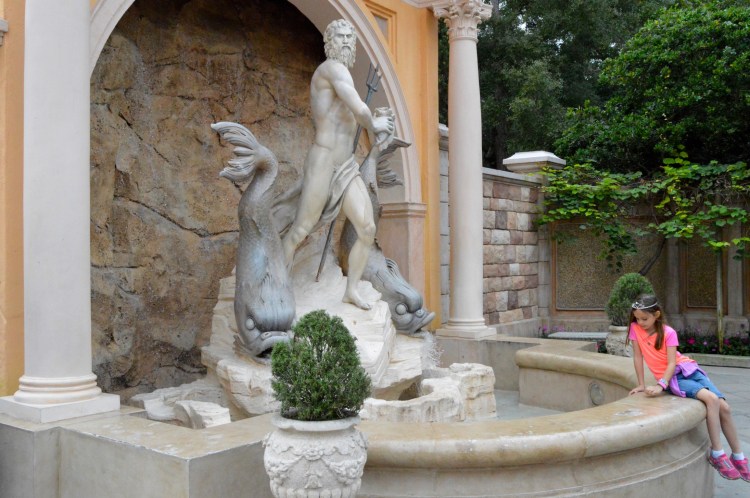 3. Little Girl at Cinderella’s Fountain